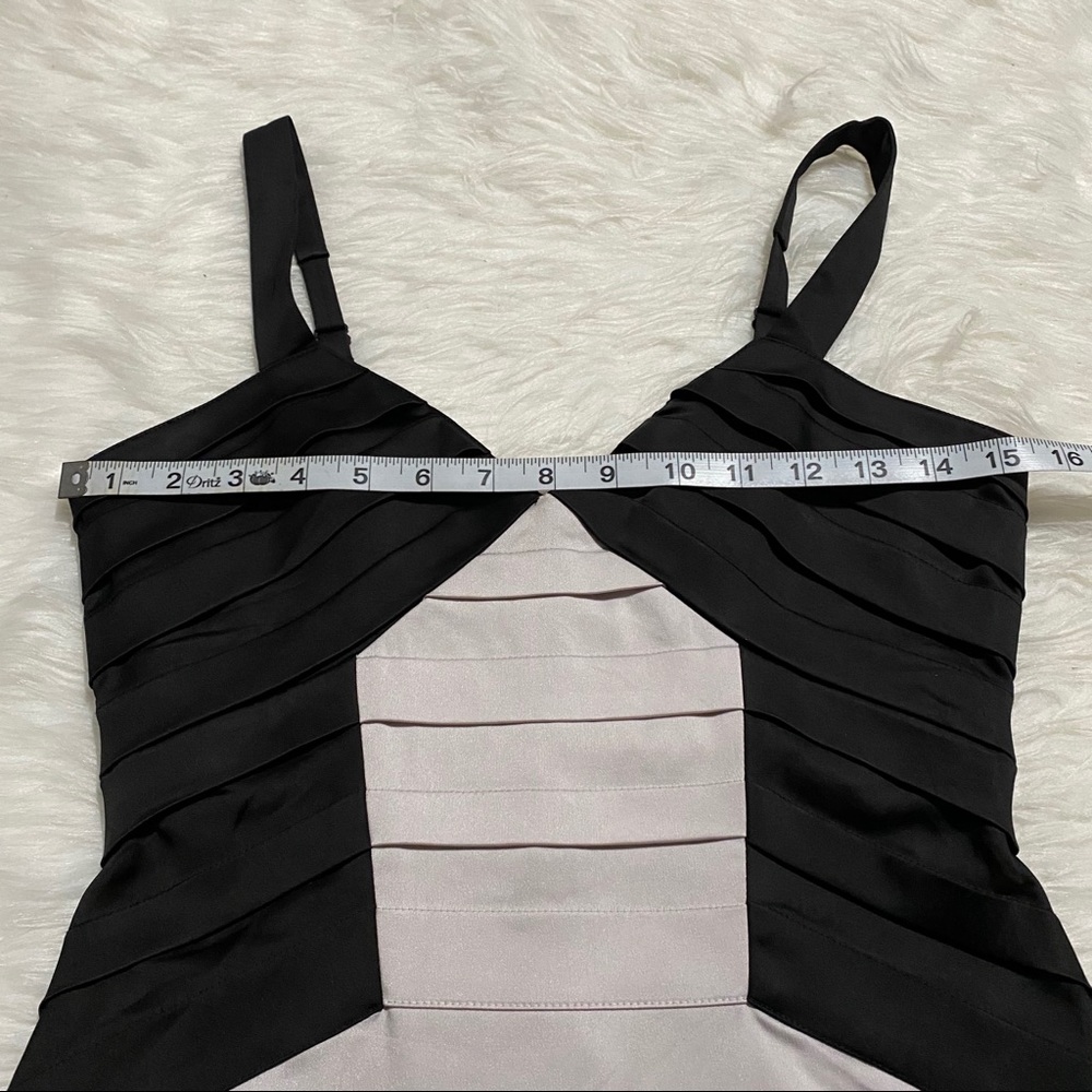 BCBGMAXAZRIA Black and Gray Dress - Picture 6 of 11